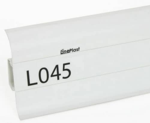 Деревянный, металлический, пластиковый напольный плинтус.