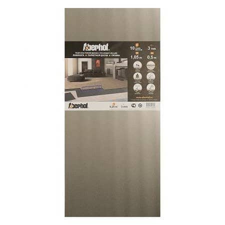 Купить Подложка Aberhof из экструдированного полистирола листовая серая 1050х500х3 мм по низкой цене