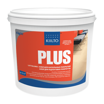 Купить Клей Kiilto Plus для напольных покрытий 18 кг по низкой цене