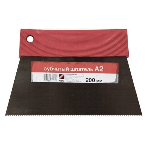 Купить Шпатель Homa А2 зубчатый 200 мм по низкой цене