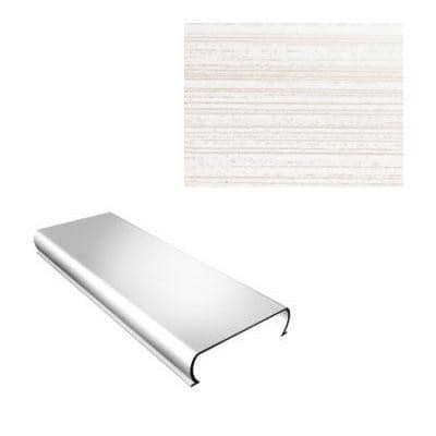 Купить Потолок реечный Cesal S-100 Стандарт 210 бежевый штрих 4 м по низкой цене