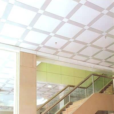 Купить Потолок кассетный Cesal Белый матовый 3306 300x300 мм по низкой цене