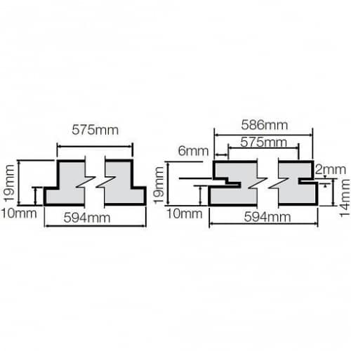 Купить Плита Armstrong Dune Supreme Vector потолочная 600х600х19 мм по низкой цене