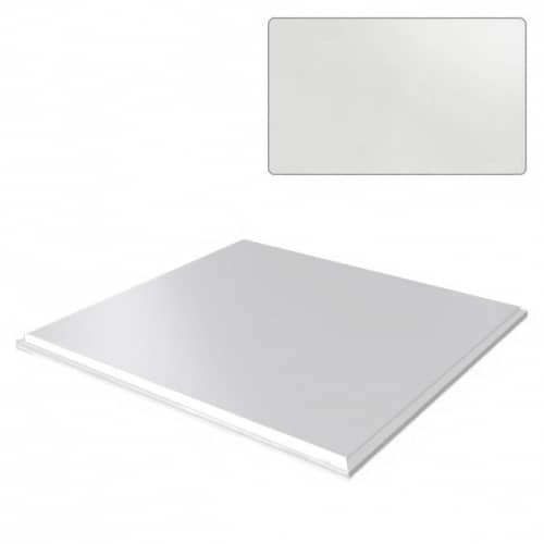 Купить Потолок кассетный Cesal Profi Line Белый матовый 3306 595х595 мм по низкой цене