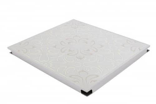 Купить Потолок кассетный Cesal Жасмин B39 300х300 мм по низкой цене