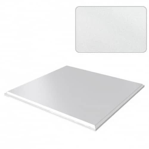 Купить Потолок кассетный Cesal Жемчужно-белый С01 300x300 мм по низкой цене