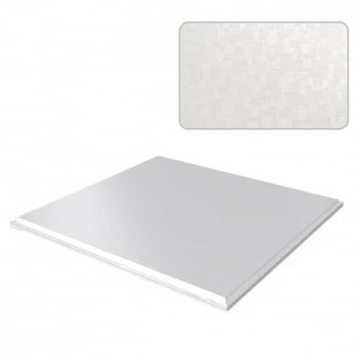 Купить Потолок кассетный Cesal Мозаика кремовая B28 300х300 мм по низкой цене