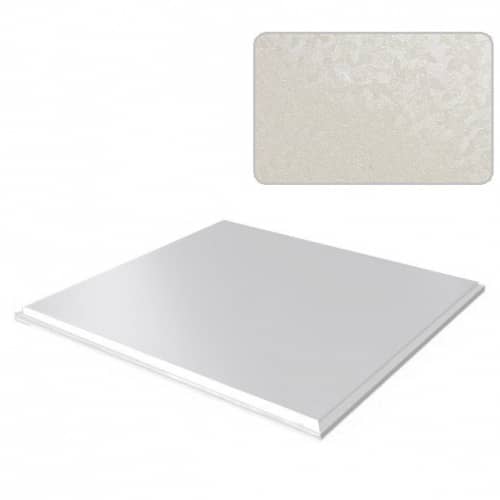 Купить Потолок кассетный Cesal Шампань Бьянко B31 300х300 мм по низкой цене