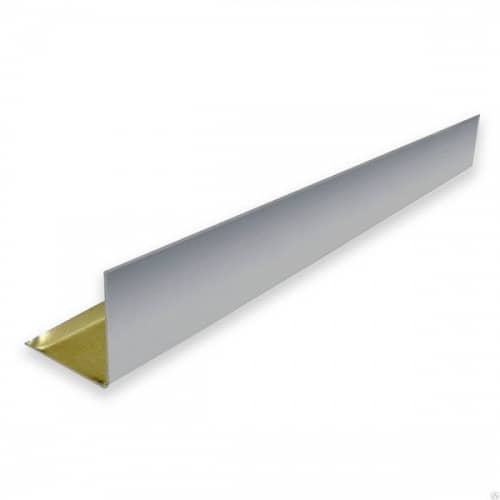 Купить L-профиль алюминиевый Cesal А08 алюминиевый хром люкс по низкой цене