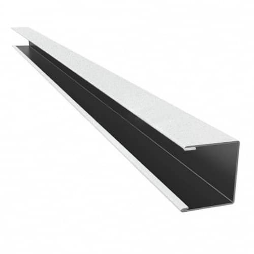 Купить П-профиль алюминиевый Cesal Стандарт C01 алюминиевый жемчужно-белый по низкой цене