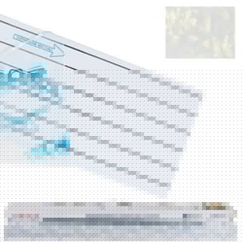 Купить Комплект Cesal S-150 реечных потолков 2,5х1 м 511 белый мрамор по низкой цене
