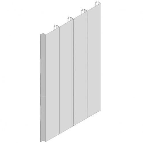 Купить Фасад реечный Албес AF150C 9003 белый матовый 3 м для наружной отделки дома по низкой цене