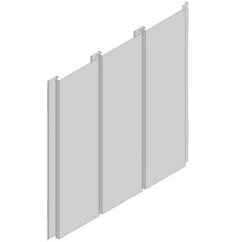 Купить Фасад реечный Албес A150CP 9003 белый матовый 3 м для наружной отделки дома по низкой цене