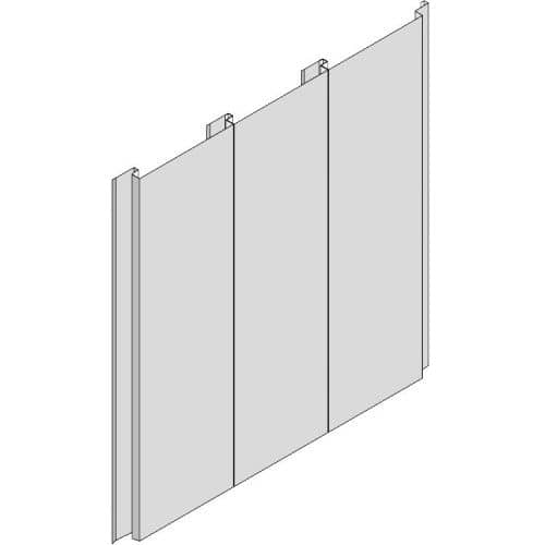 Купить Фасад реечный Албес A240CТ 9003 белый матовый 4 м для наружной отделки дома по низкой цене