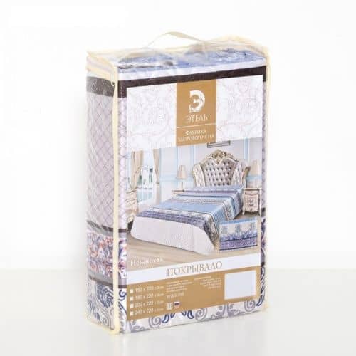Купить Покрывало Этель Нежность 1,5 сп, иск. шёлк 3626920 150х220 см по низкой цене