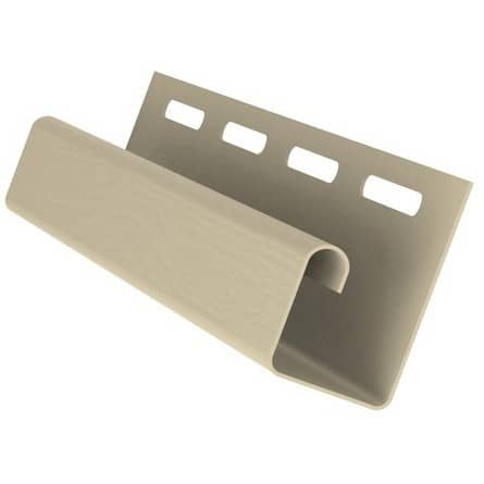 Купить J-профиль Grand Line ванильный 3000 мм для наружной отделки дома по низкой цене