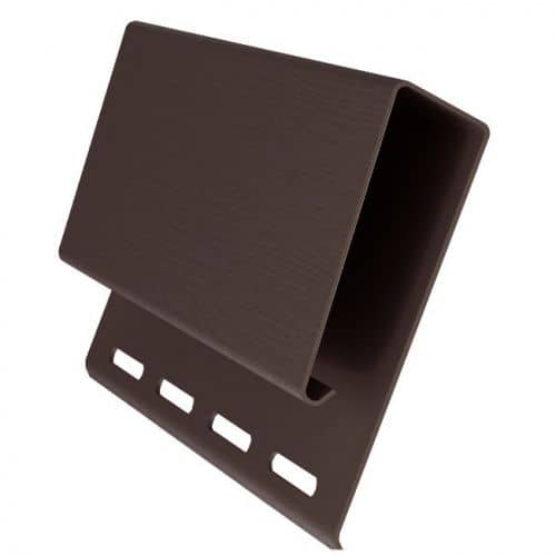 Купить Наличник Grand Line J-профиль широкий Мореный дуб 3100 мм для наружной отделки дома по низкой цене