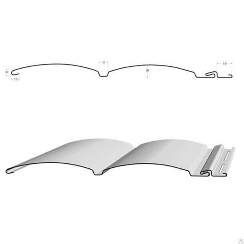 Купить Сайдинг Docke Premium Блок-хаус D4.7T Карамель, виниловый, 3660 мм для наружной отделки дома по низкой цене