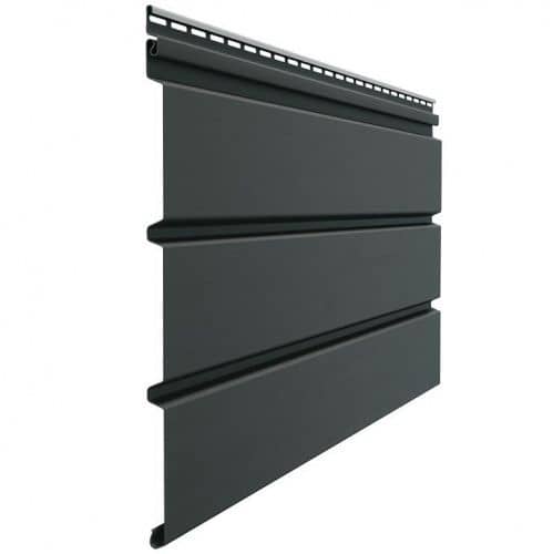 Купить Софит Docke Standard Т4 Графит 3050х305 мм без перфорации для наружной отделки дома по низкой цене