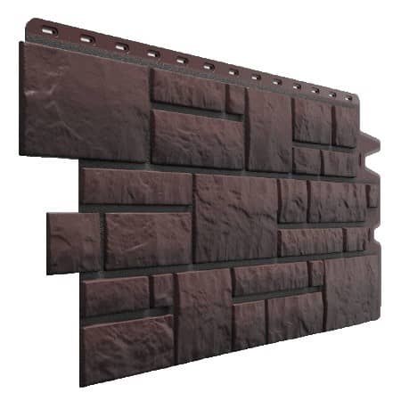 Купить Панель Docke Burg фасадная Темная 946х445 мм для наружной отделки дома по низкой цене