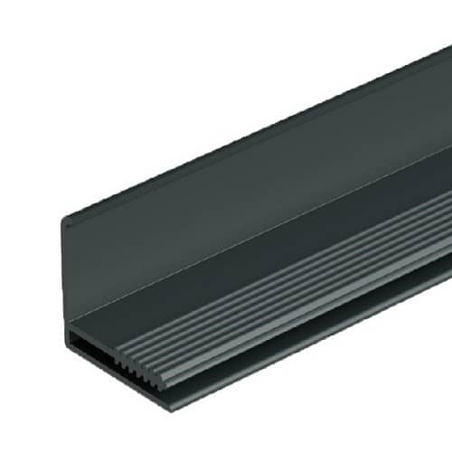 Купить L-профиль Docke фасадный Графитовый 3050 мм для наружной отделки дома по низкой цене
