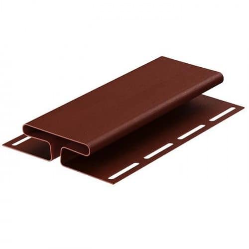 Купить H-профиль Docke соединительный Гранат 3050 мм для наружной отделки дома по низкой цене