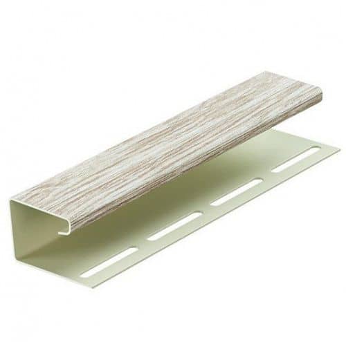 Купить J-профиль Docke Lux Орех 3050 мм для наружной отделки дома по низкой цене