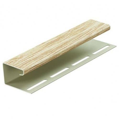 Купить J-профиль Docke Lux Рябина 3050 мм для наружной отделки дома по низкой цене