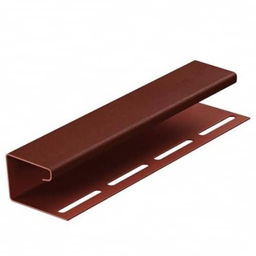 Купить J-профиль Docke Гранат 3050 мм для наружной отделки дома по низкой цене