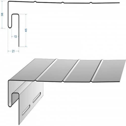 Купить J-фаска Docke Каштан 3050 мм для наружной отделки дома по низкой цене