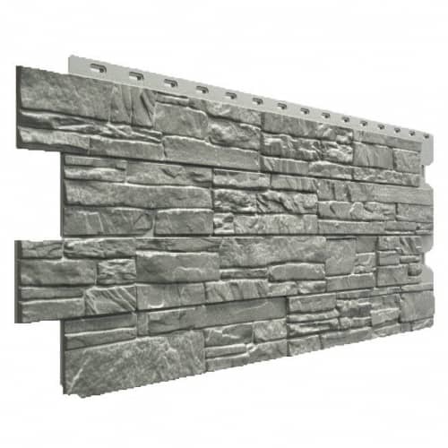 Купить Панель Docke Stein фасадная Базальт 1098х400 мм для наружной отделки дома по низкой цене