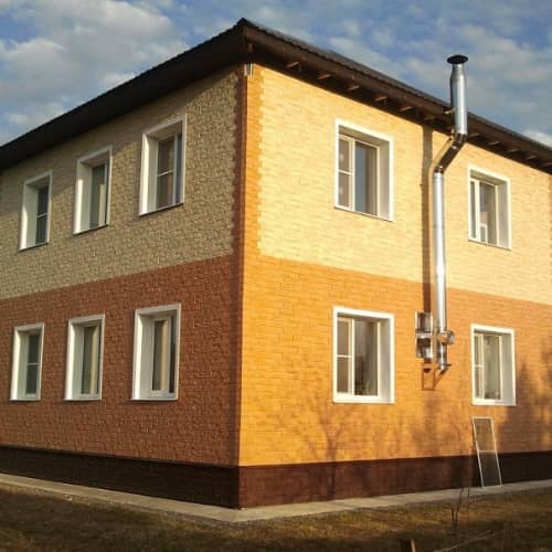 Купить Панель Docke Stein фасадная Бронзовая 1098х400 мм для наружной отделки дома по низкой цене