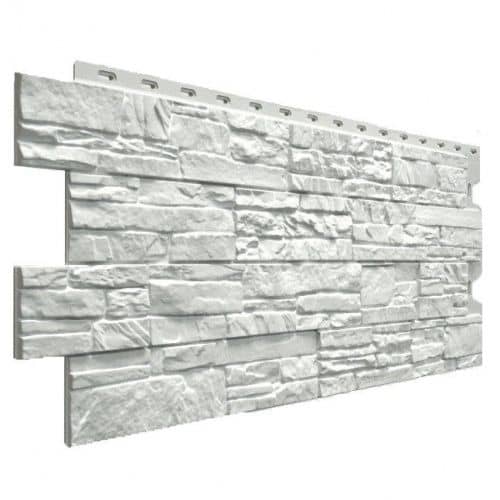 Купить Панель Docke Stein фасадная Молочная 1098х400 мм для наружной отделки дома по низкой цене