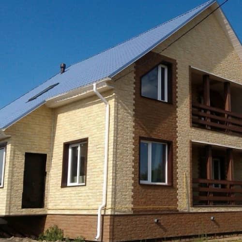 Купить Панель Docke Stein фасадная Янтарная 1098х400 мм для наружной отделки дома по низкой цене