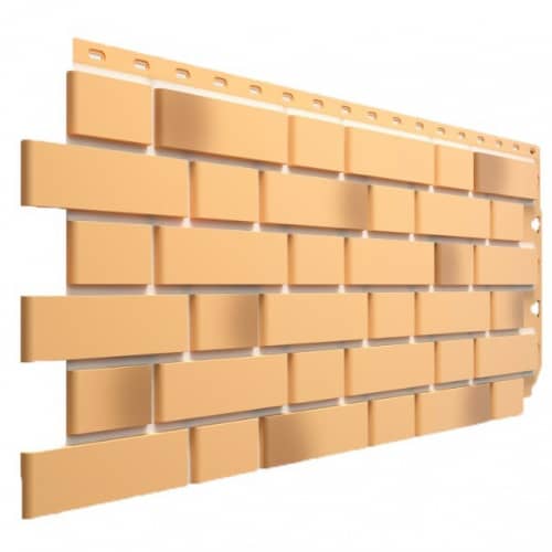 Купить Панель Docke Flemish фасадная Желтый жженый 1095х420 мм для наружной отделки дома по низкой цене