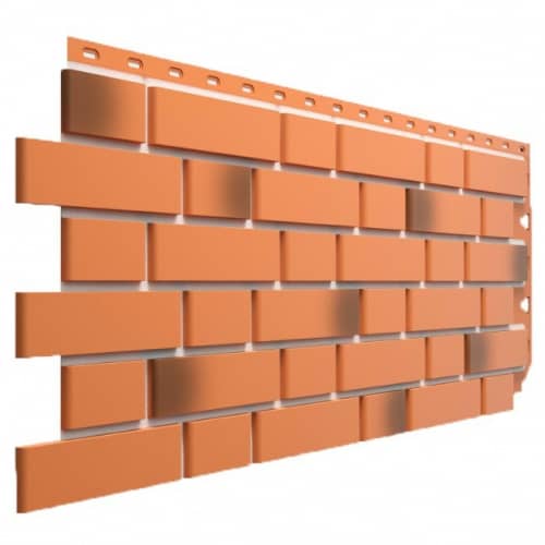 Купить Панель Docke Flemish фасадная Красный жженый 1095х420 мм для наружной отделки дома по низкой цене