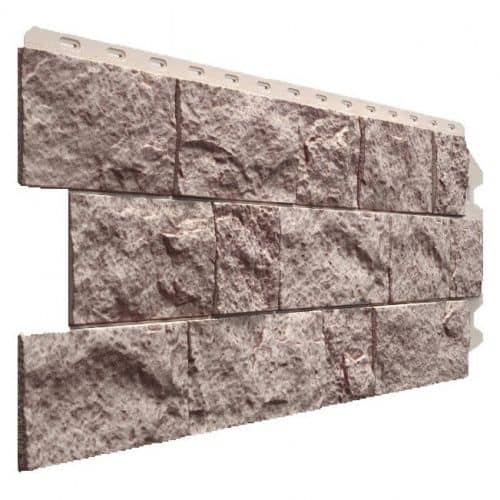 Купить Панель Docke Fels фасадная Перламутровый 1052х425 мм для наружной отделки дома по низкой цене