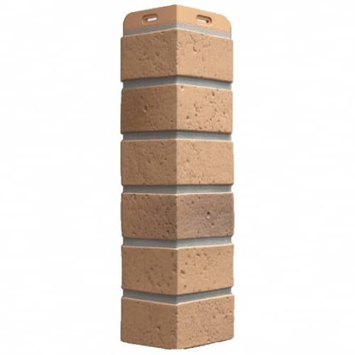 Купить Угол Docke Berg внешний Золотистый 434 мм для наружной отделки дома по низкой цене