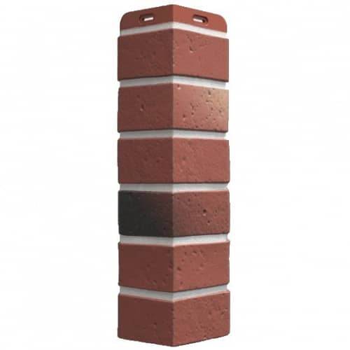 Купить Угол Docke Berg внешний Рубиновый 434 мм для наружной отделки дома по низкой цене