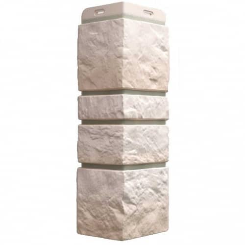 Купить Угол Docke Burg внешний белый 445 мм для наружной отделки дома по низкой цене