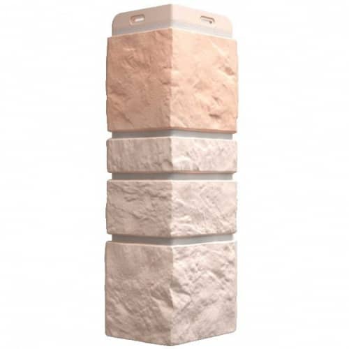 Купить Угол Docke Burg внешний Льняной 480 мм для наружной отделки дома по низкой цене