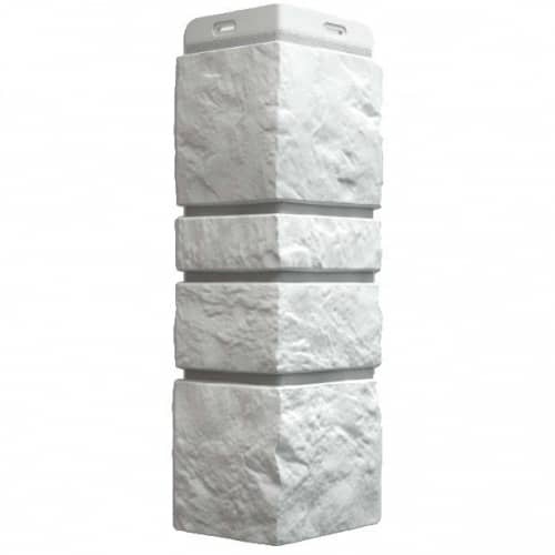 Купить Угол Docke Burg внешний Платиновый 445 мм для наружной отделки дома по низкой цене