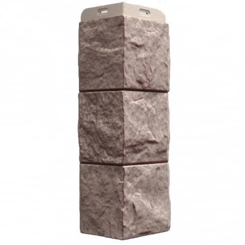 Купить Угол Docke Fels внешний Перламутровый 425 мм для наружной отделки дома по низкой цене