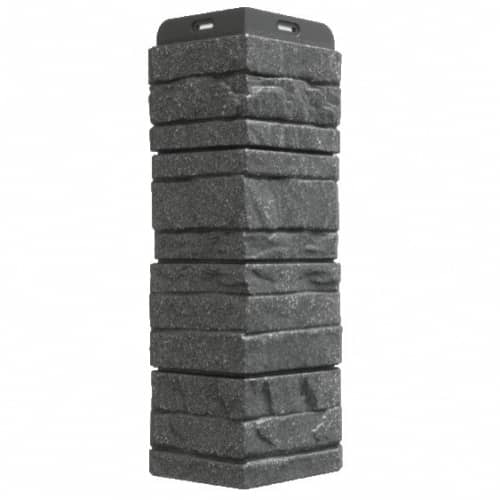 Купить Угол Docke Stein внешний Антрацит 400 мм для наружной отделки дома по низкой цене