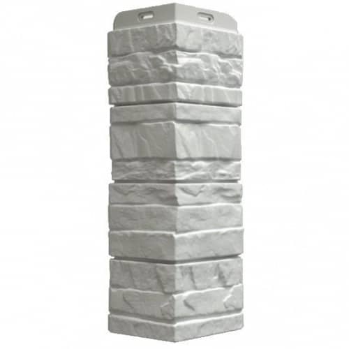 Купить Угол Docke Stein внешний Молочный 400 мм для наружной отделки дома по низкой цене