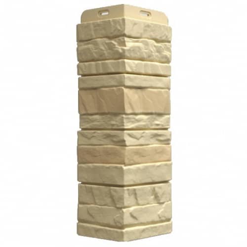 Купить Угол Docke Stein внешний Янтарный 400 мм для наружной отделки дома по низкой цене