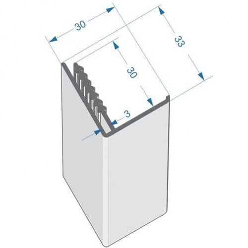 Купить L-профиль Docke фасадный Палевый 3050 мм для наружной отделки дома по низкой цене