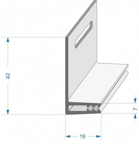 Купить Планка Docke базовая 2000 мм для наружной отделки дома по низкой цене