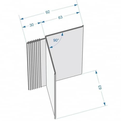 Купить Угол Docke внутренний фасадный Каштан 3050 мм для наружной отделки дома по низкой цене