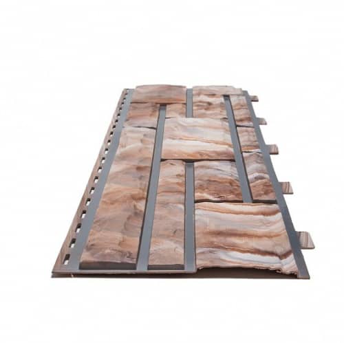 Купить Панель Доломит Стандарт фасадная эксклюзивный Капучино 3000х220 мм для наружной отделки дома по низкой цене